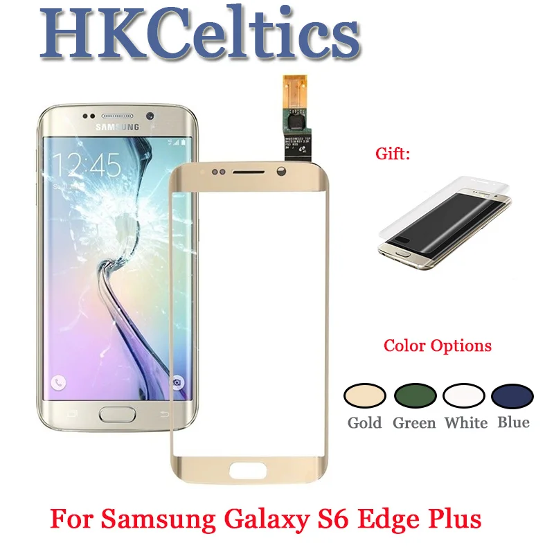 Для Samsung Galaxy S6 Edge G925F G925 Plus G928 Переднее стекло сенсорный экран ЖК внешняя панель