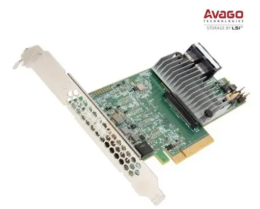 

RaidStorage Avago LSI MegaRAID SAS 9361-8i LSI00417 1GB cache SFF8643 RAID0.1.5.6 PCI-E3.0 x8 12Gb/s Controller Card