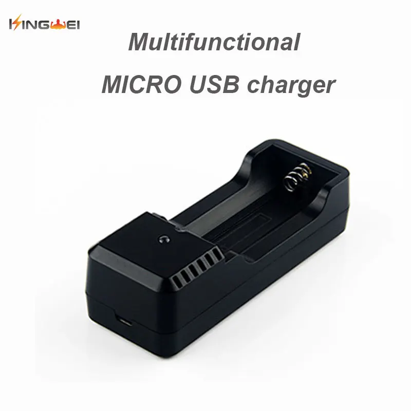 1 шт. KingWei NK 202 USB одно зарядное устройство для 18650 3 7 V литий ионная аккумуляторная