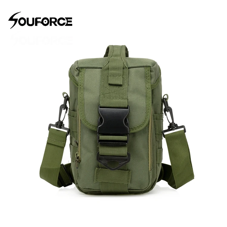 

2 Color Outdoor Tactical Molle kettle Hand Bag Outdoor Tactical Pockets Camera Diagonal package for Outdoor Hunting Camping