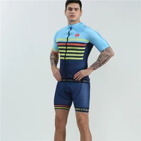 2019 summer men short sleeve set boestalk bike profession game jersey breathable tights triathlon clothing custom cycling kit