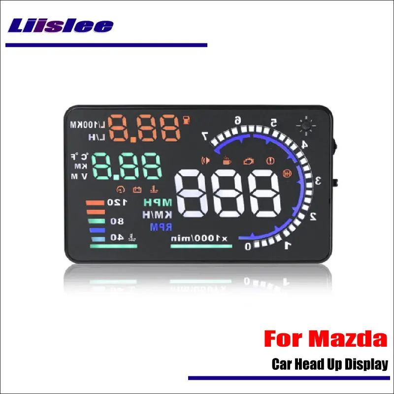 Автомобильные аксессуары проекционный экран OBD HUD для Mazda 3/6/CX5/MX 5 2010-2020 Saft