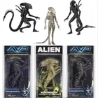 Инопланетянин NECA vs Predator AVP Series Grid Alien Xenomorph, полупрозрачная экшн-фигурка _ Warrior Alien, игрушка-модель, 18 см