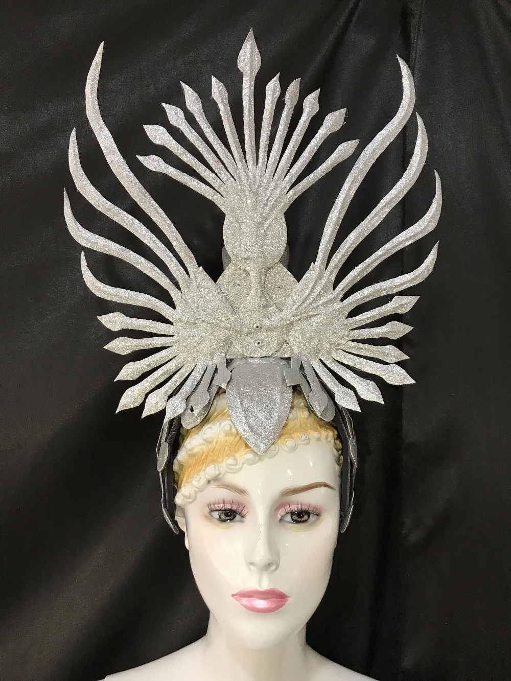 Бразильский Рио Испанский Куба Сантьяго Гавана Венеция Дионисия карнавал Плавающий Костюм Маска Маскарадный костюм самба плюмаж плюме Хедд он.