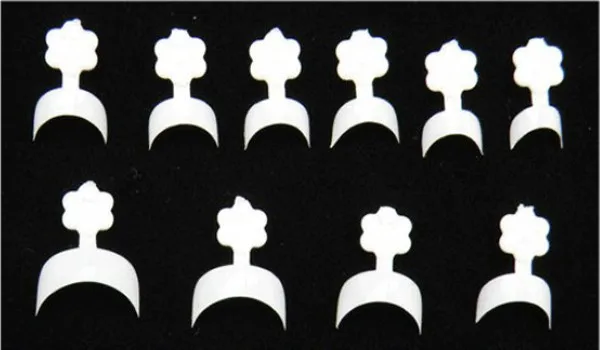 100 шт./лот белый ложный акриловый лак для ногтей Ультрафиолетовый гель украшение