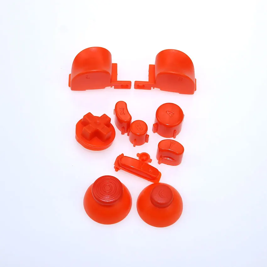 ChengHaoRan Button Set For Gamecube Controller Mod Colorful Complete D-Pad ABXY button with Thumbsticks Cap for NGC buttons set |