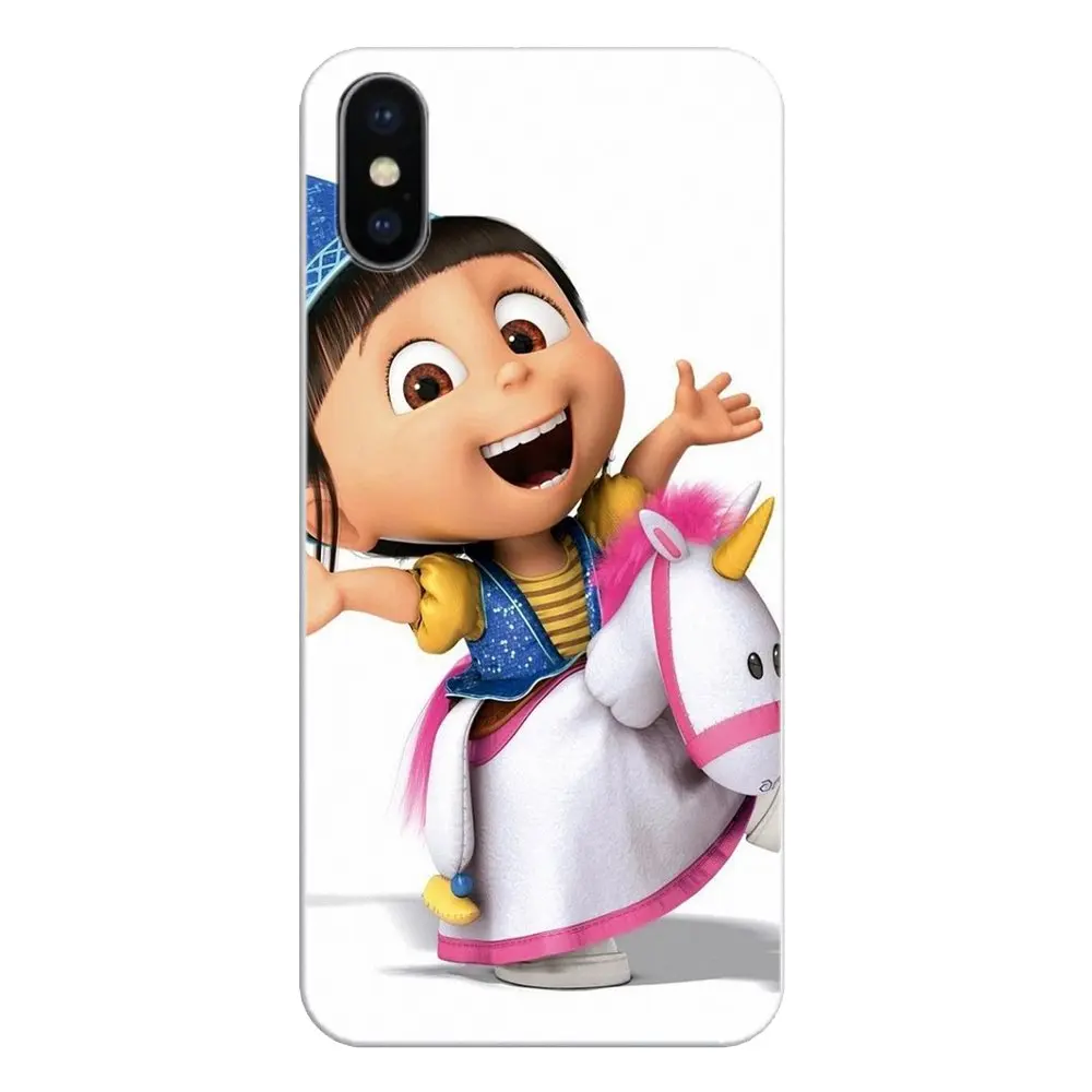 For Samsung Galaxy A5 A6 A7 A8 A9 J4 J5 J7 J8 2017 2018 Plus Prime Minion My Unicorn Agnes Art Print Transparent Soft Skin Cover |