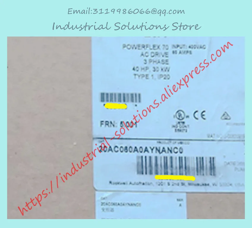 

New 20AC060A0AYNANC0 20ACO6OAOAYNANCO Industrial Control Frequency Converter