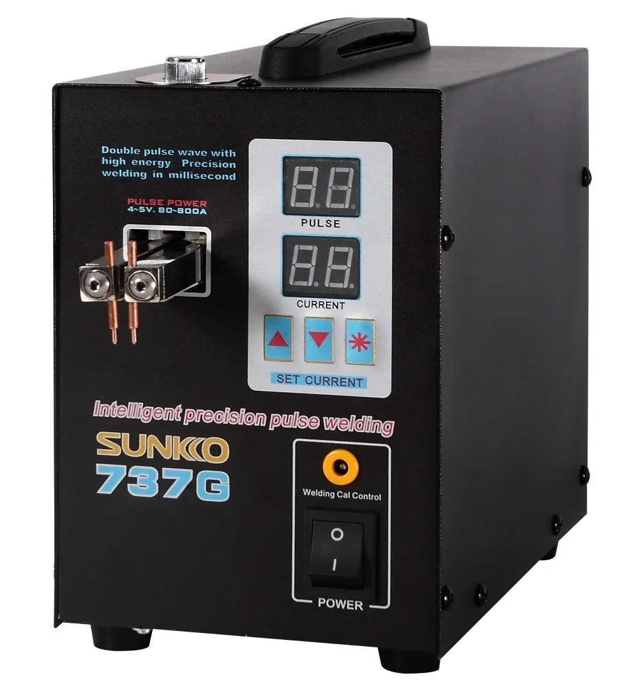 SUNKKO 737 г Аккумуляторный аппарат для точечной сварки 1.5kw свет 18650 батарея pack