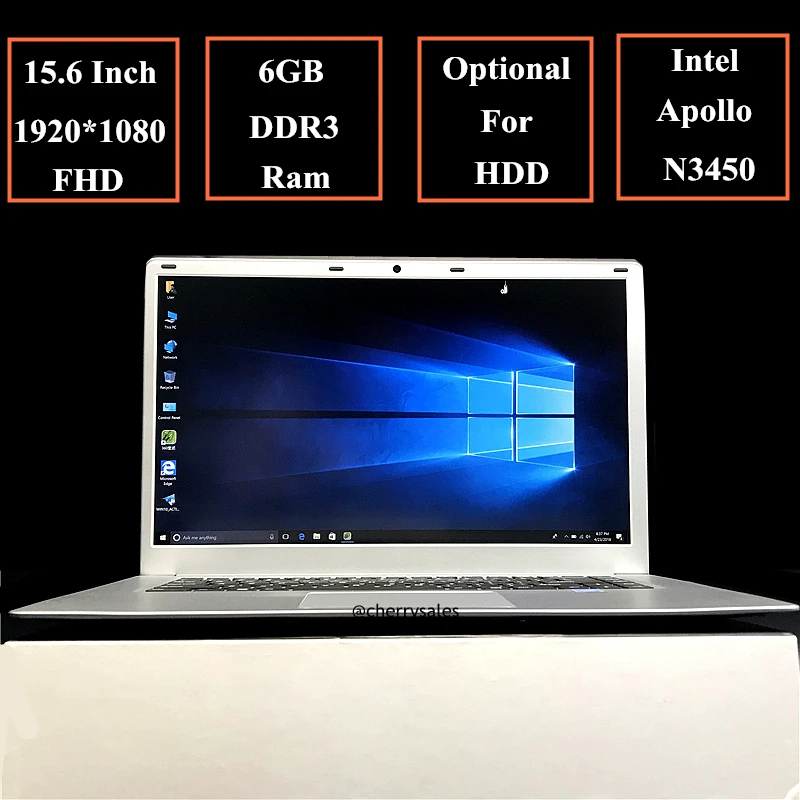 DEEQ 15 6 дюймов ноутбук Intel N3450 четырехъядерный Windows 10 1080 P FHD ГБ ОЗУ 64 Гб eMMC с Bluetooth wifi