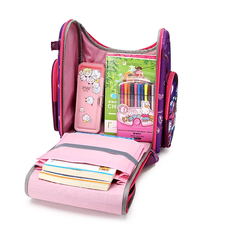 Рюкзак детский школьный ортопедический с 3d-изображением бабочек | Багаж и сумки