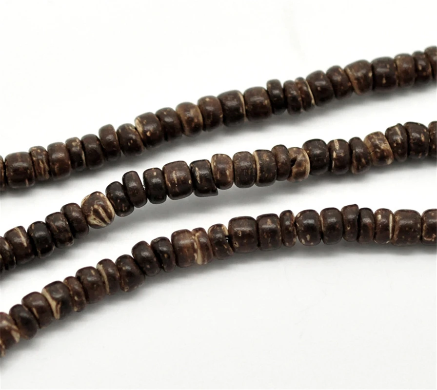 DoreenBeads бусины из натуральной кокосовой древесины россыпью диаметром 5 мм (1/4