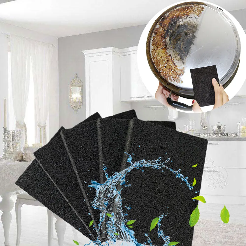 Новинка 3 шт. губка для натирания защита горшка экологически чистые чистящие