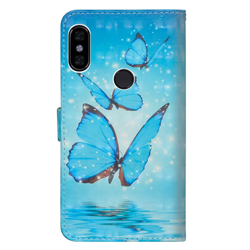 Чехол для Xiaomi MI A2 чехол MIA2 роскошный чехол-кошелек телефона из искусственной кожи