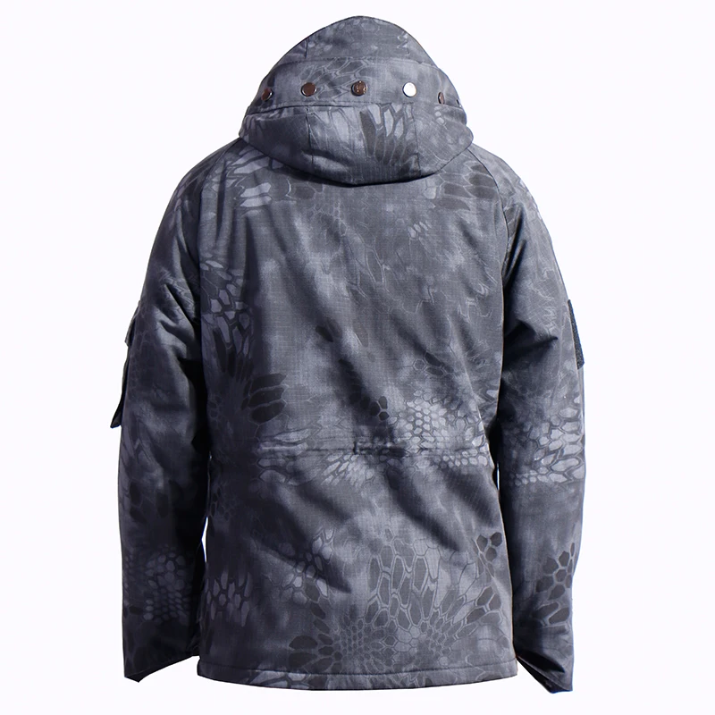 

Outdoor Training Hiking Waterproof Thicken Fleece Warm G8 Camouflage Tactical Jacket Parkas Winter Men Thermal Hooded Coat Tops