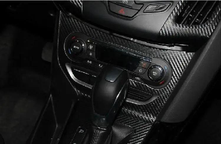 GR CS1 Карбон волокно консоль наклейка чехол для Ford Focus 2 фокус 3 2010 2011 2012 2013 2014