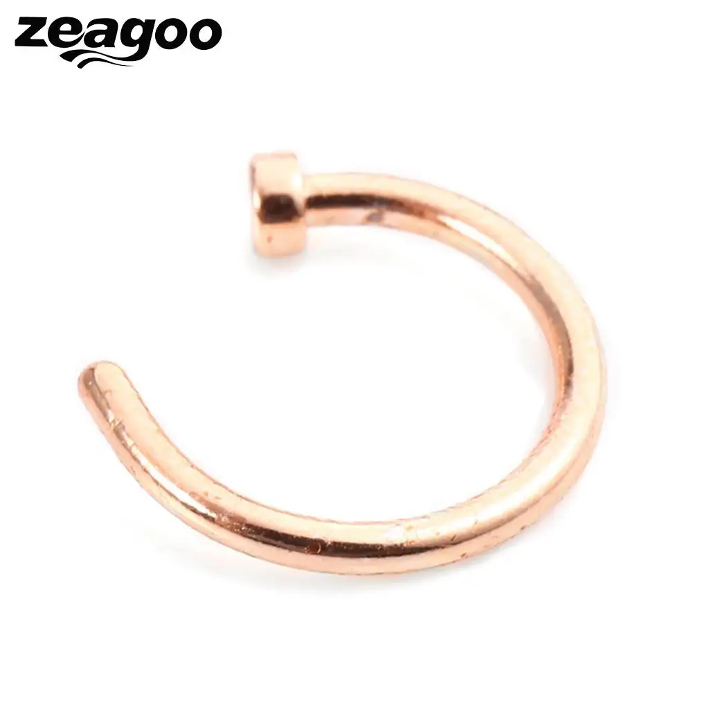 Серьги гвоздики Zeagoo из нержавеющей стали для женщин 8 цветов 3 размера открытый