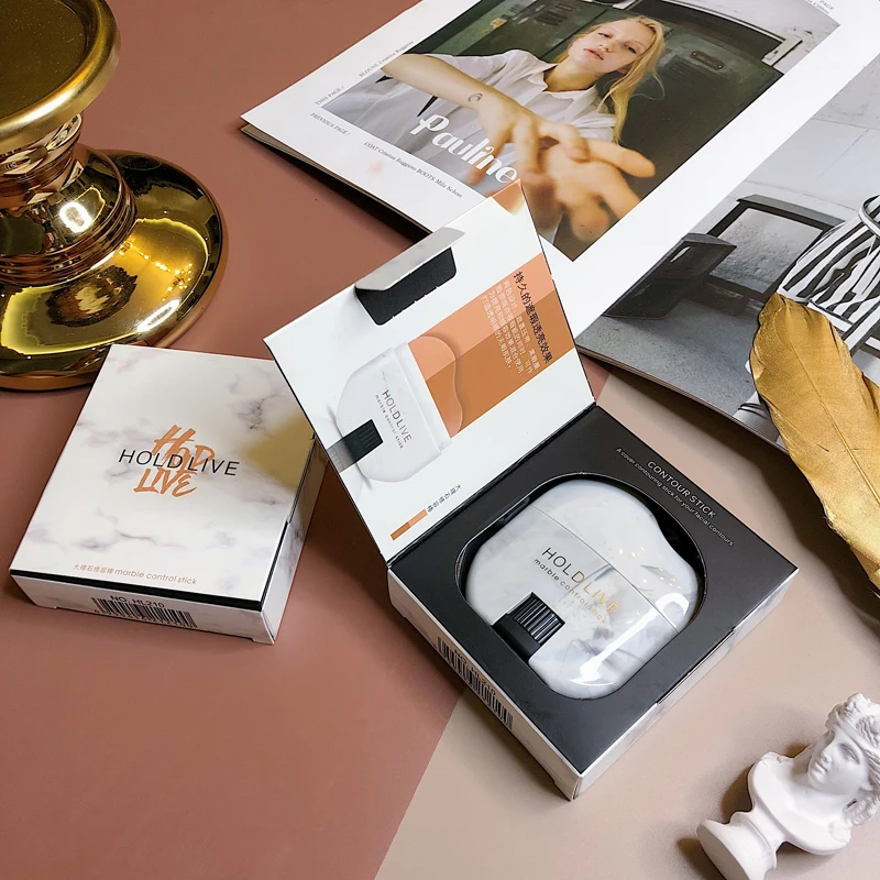 Долговечная Основа 2 в 1 консилер для лица мраморный контур бронзовая ручка