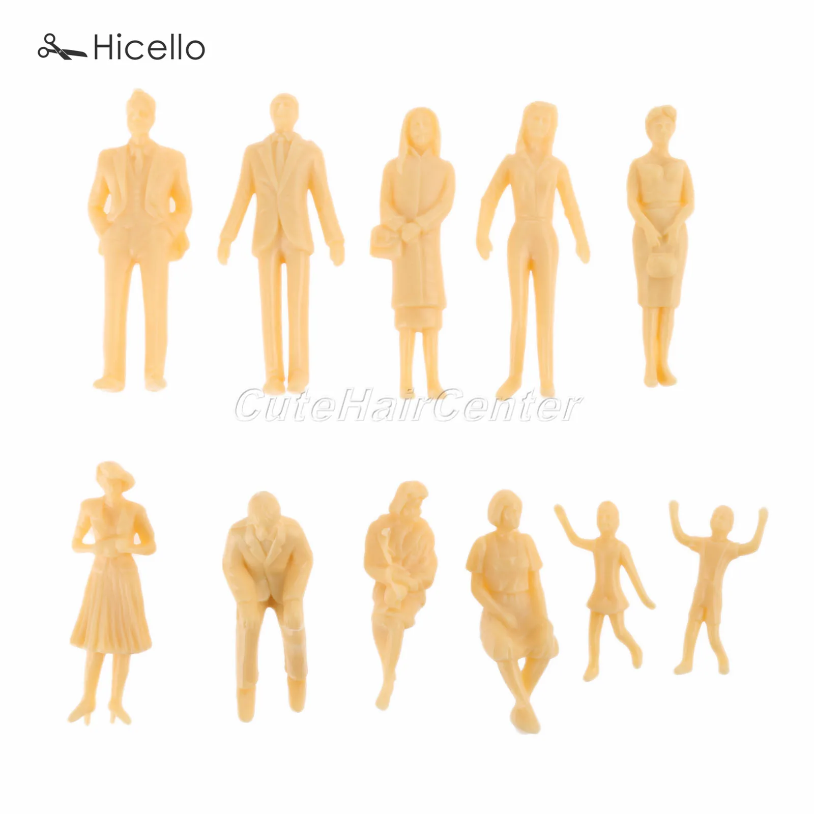 20 шт. миниатюрные пластиковые фигурки 65 мм/40 мм|figure set|set figurefigure model |