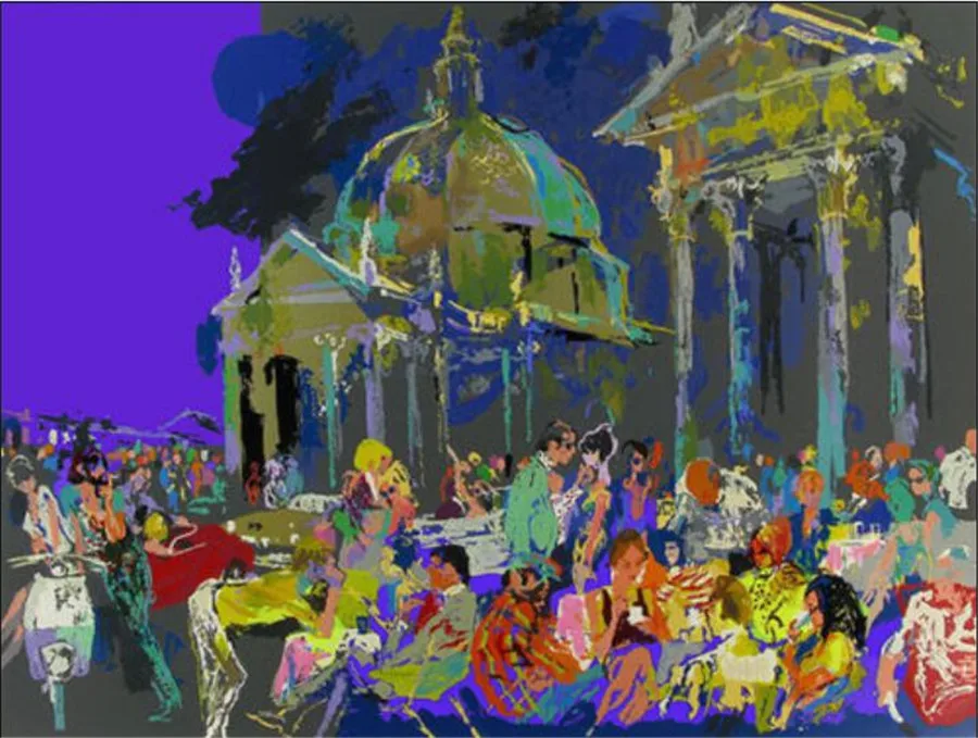 LeRoy Neiman музыка и спорт событие цветной принт Холст Картина гостиная спальня