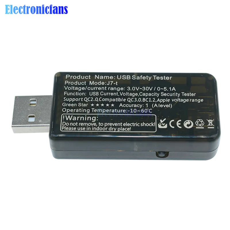 Цифровой USB вольтметр амперметр с ЖК дисплеем 0 5 А|detector voltage|current monitorcurrent detector |