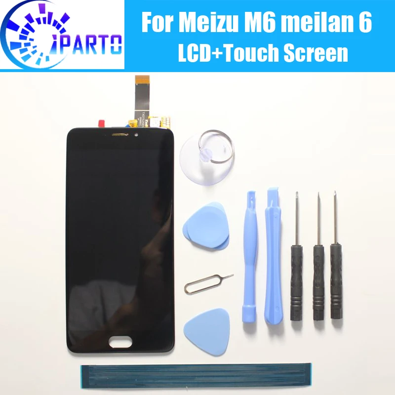 Купи Для Meizu M6 ЖК-дисплей экран + сенсорный дигитайзер 100% гарантия оригинальный экран Замена для Meizu M6 Meilan 6 + Инструменты за 2,999 рублей в магазине AliExpress