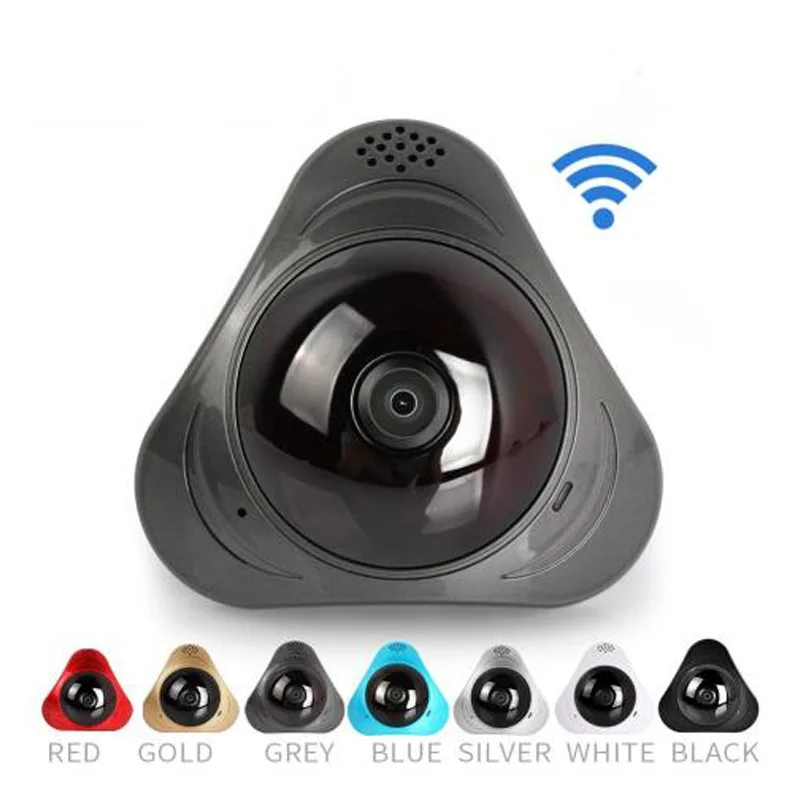 IP Wi Fi беспроводная камера панорамная 360 degreee full view p2p Мини купольная sd карта