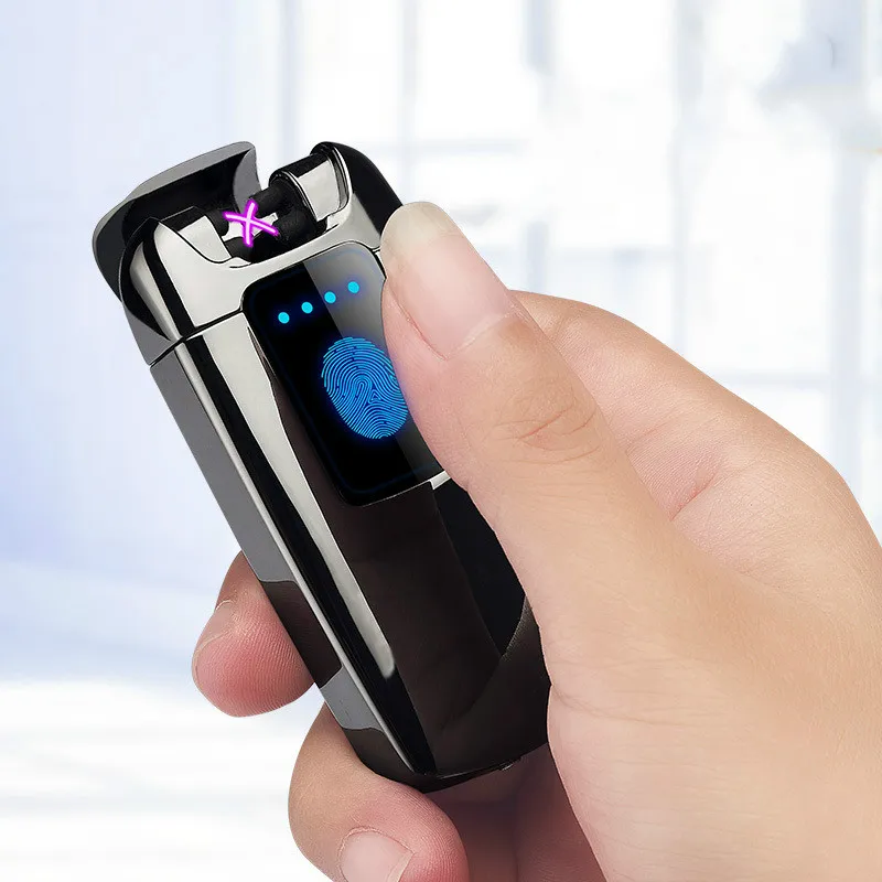 Индивидуальные USB зарядка сенсорные электронные двойные дуговые зажигалки оптом