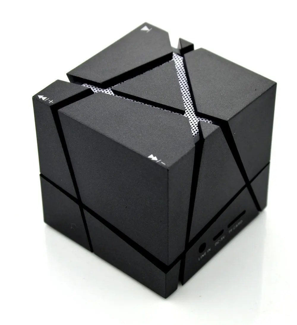 Magic Cube Портативный Mini Bluetooth Динамик с светодиодный свет Встроенный 500 мАч Батарея