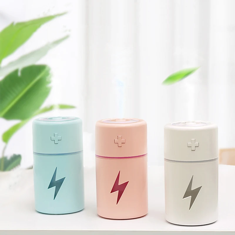 Креативный увлажнитель Lightning Mini USB Fogger LED Очиститель Ароматерапия эфирное масло