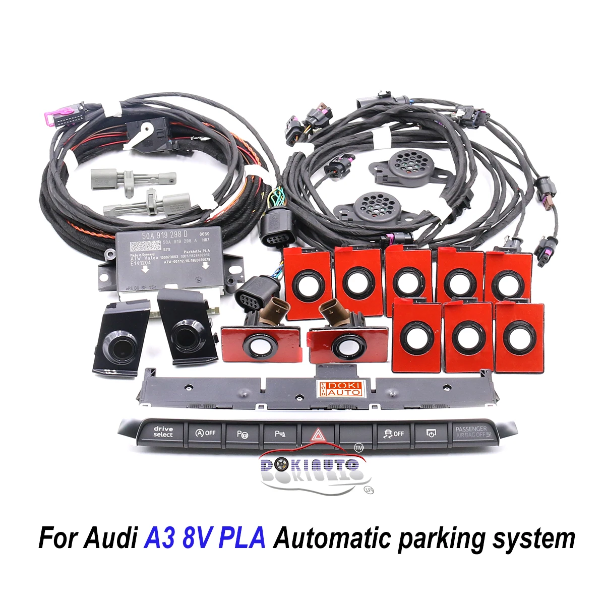Система автоматической парковки PDC PLA 2 0 3 OPS 0K T0 12K для AUDI A3 8V 5QA 919 298 C/D 5QA919298C/D|Кабели