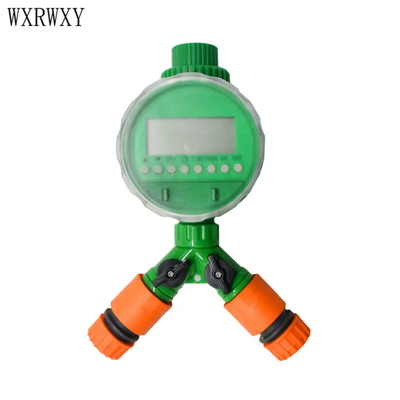 Wxrwxy таймер капельного орошения 2 полосный кран 1/2 &quotшланг для полива сада Y