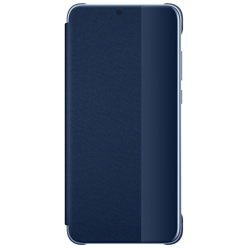 Blue Официальный huawei P20 Pro Чехол для телефона с зеркальным окном для huawei P20 чехол Smart View чехол - Цвет: Blue