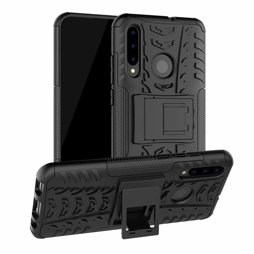 Для Huawei P Smart Plus 2019 Прочный Гибридный армированный сверхпрочный чехол из ТПУ с