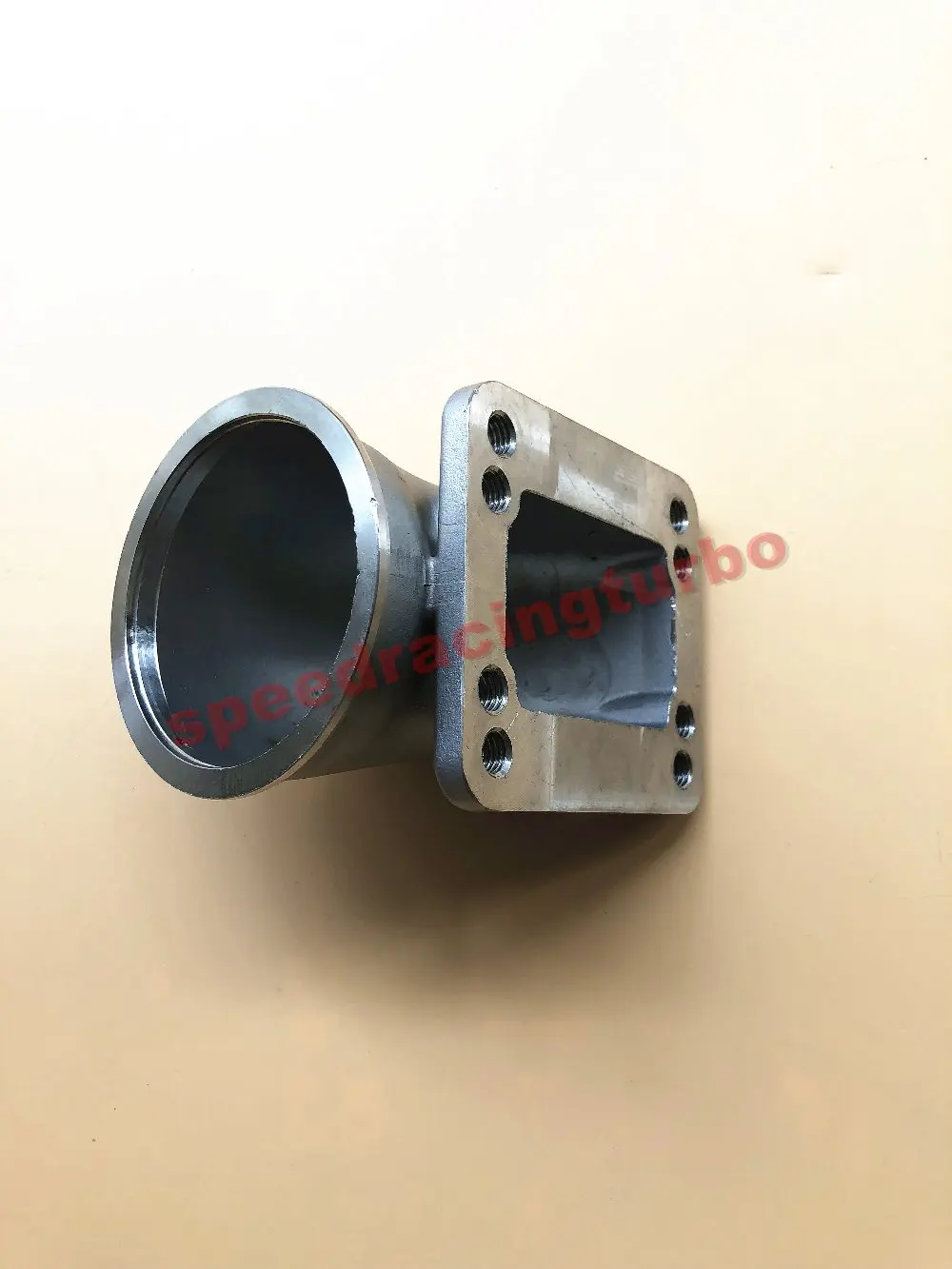 

3.5" Vband 90 Degree Cast Turbo Elbow Adapter Flange For T3 T4 Turbocharger 304