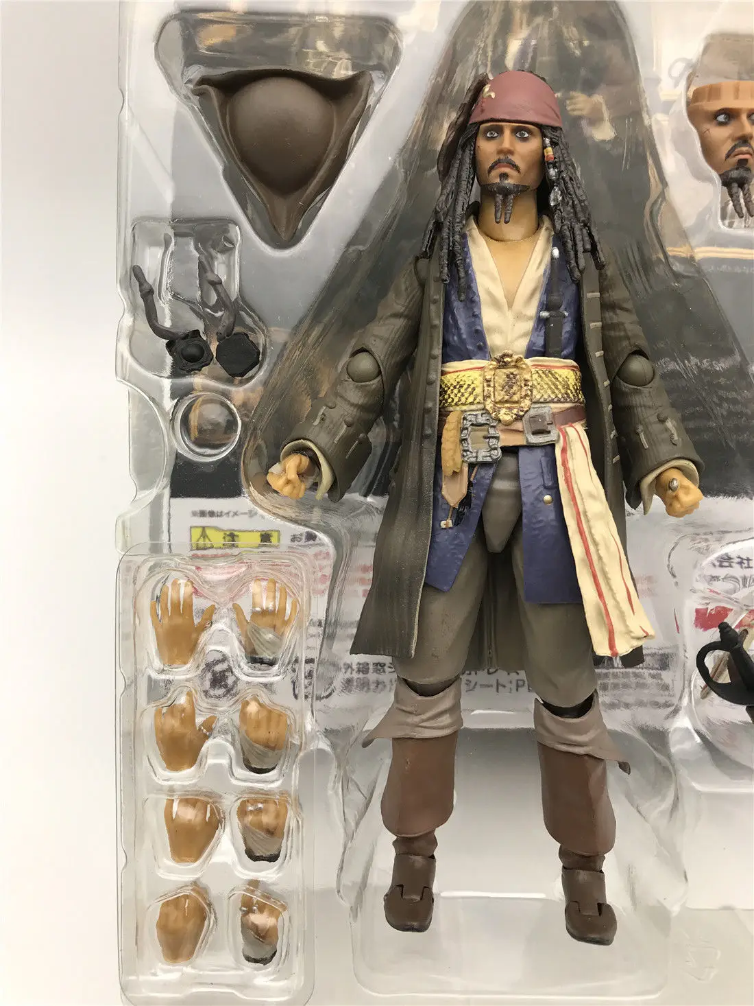 СВЧ капитан Джек Воробей героический фигурку Пираты Карибского моря Johnny Depp