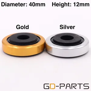 Силиконовый алюминиевый усилитель 40x12 мм, изоляционная Подушка подставка для ног, напольное основание для ЦАП компьютера, студийный инструмент Hifi, сделай сам