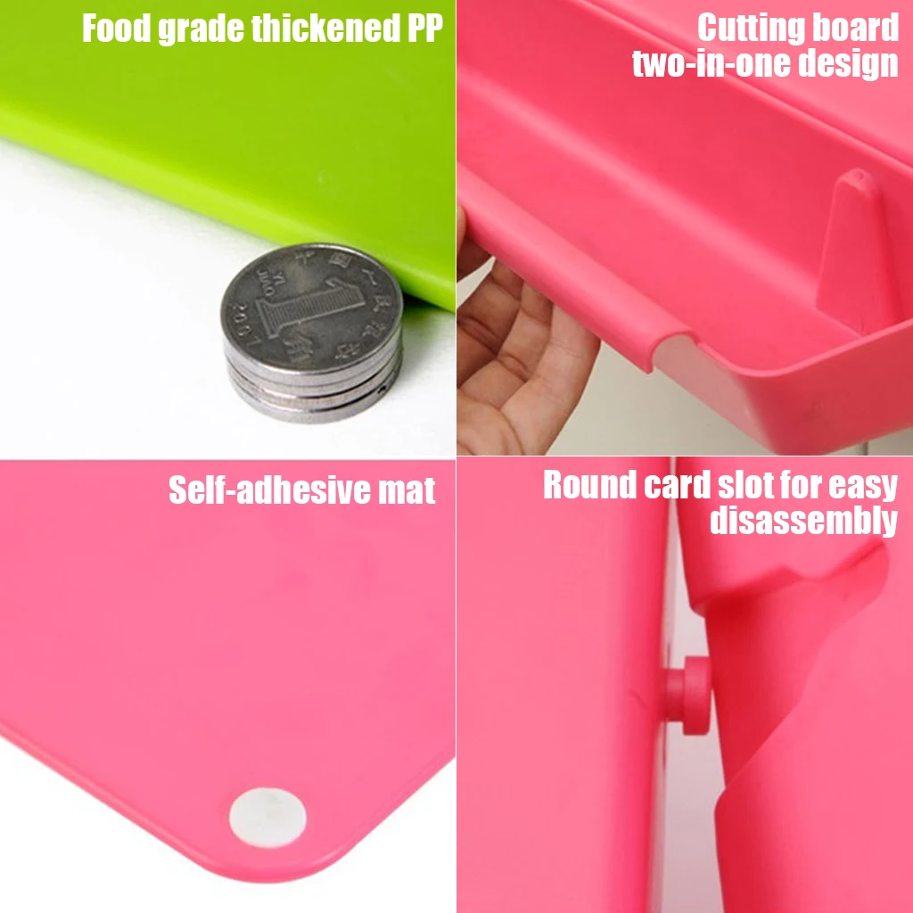 2 в 1 практичная Складная разделочная доска креативные Нескользящие с корзина для