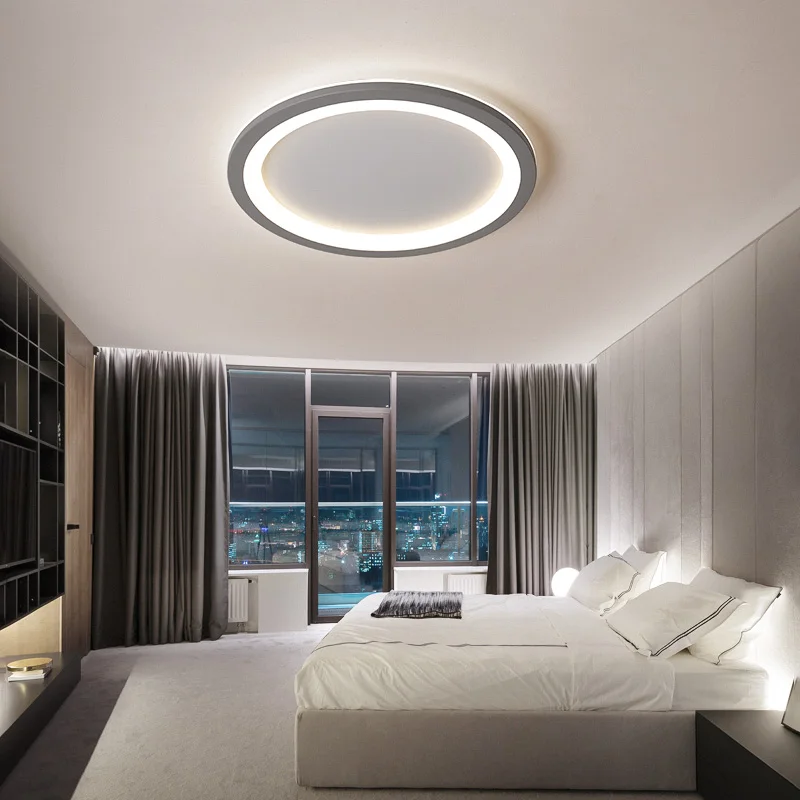 

Round Modern Led Ceiling Lamp For Bedroom Study Kitchen aisle Balcony home decoration ultra-thin Ceiling Lights Fixture 90-220V