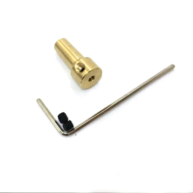Detachable 3.17mm Jt0 drill chuck adaptor connecting rod shaft sleeve steel copper coupling 2.3mm/3.17mm/4mm/5mm/6mm/8mm - Цвет: Detachable 3.17mm
