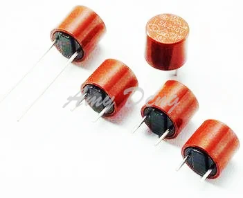 Brown cylindrical fuse round 382 series T2A 2000MA 250V 8*8 volume foot distance 5MM | Fuses