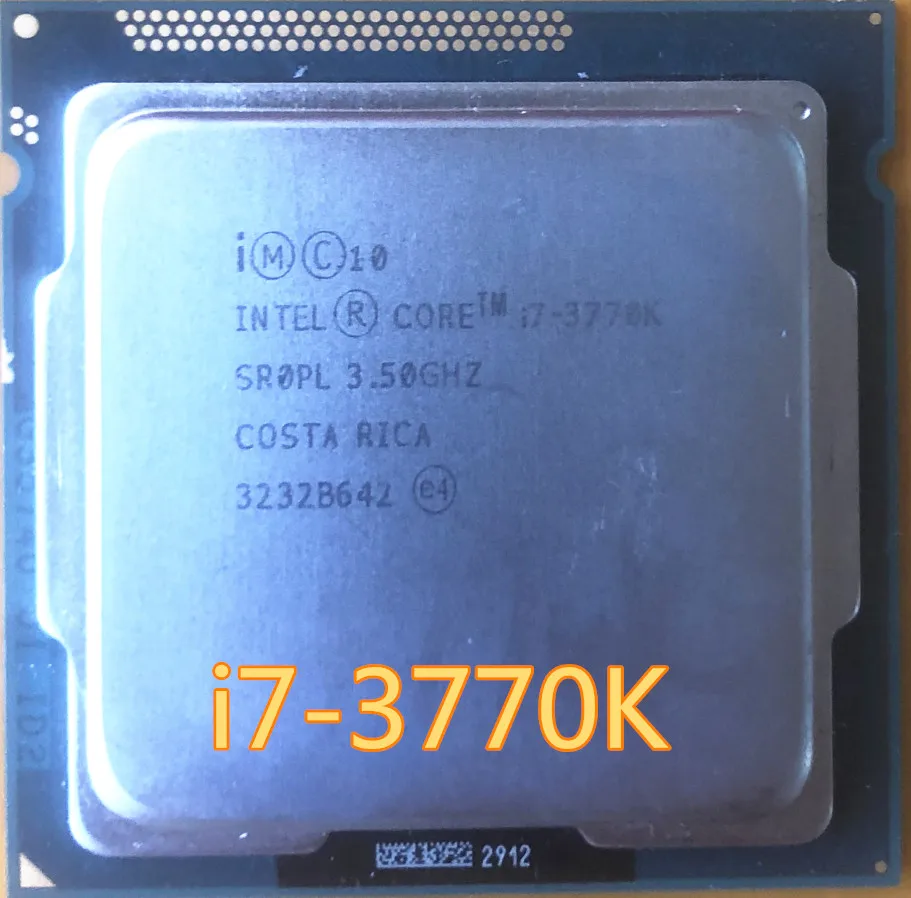 Процессор lntel Core 3770 i7 1155/5 K 3 5 ГГц/8 Мб 4 ядра разъем GT/s DMI для настольного