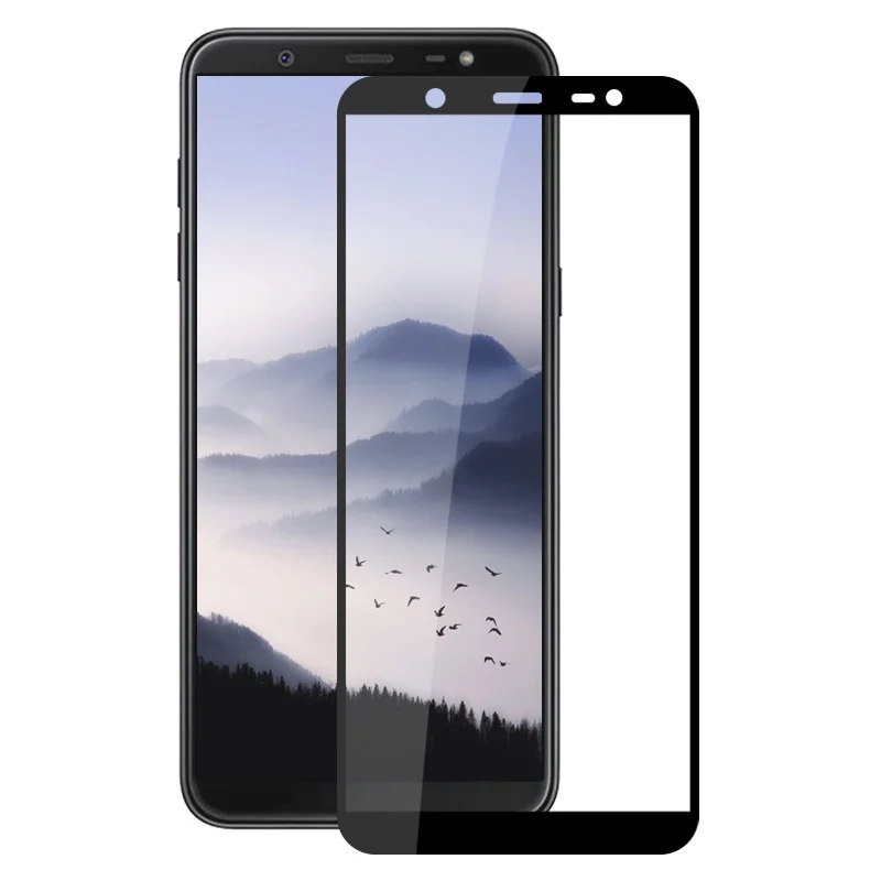 Протектор экрана для samsung Galaxy J8 2018 EU J800 полное покрытие SM J800F жесткая защита