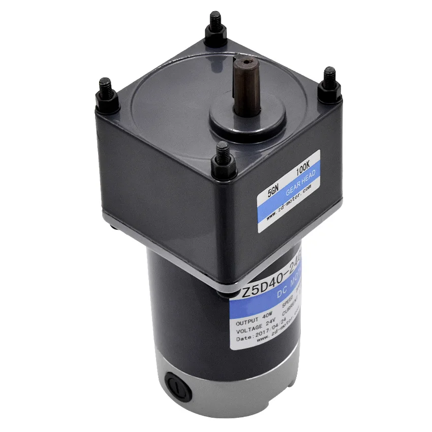 Фото High Quality Z5D40-24GN / 5GN100K DC Motor 40W 3000rpm 24V 2.6A Micro Gear Motors Brush Hot Selling Обустройство дома High Quality Z5D40-24GN / 5GN100K DC Motor 40W 3000rpm 24V 2.6A Micro Gear Motors Brush Hot Selling Обустройство дома