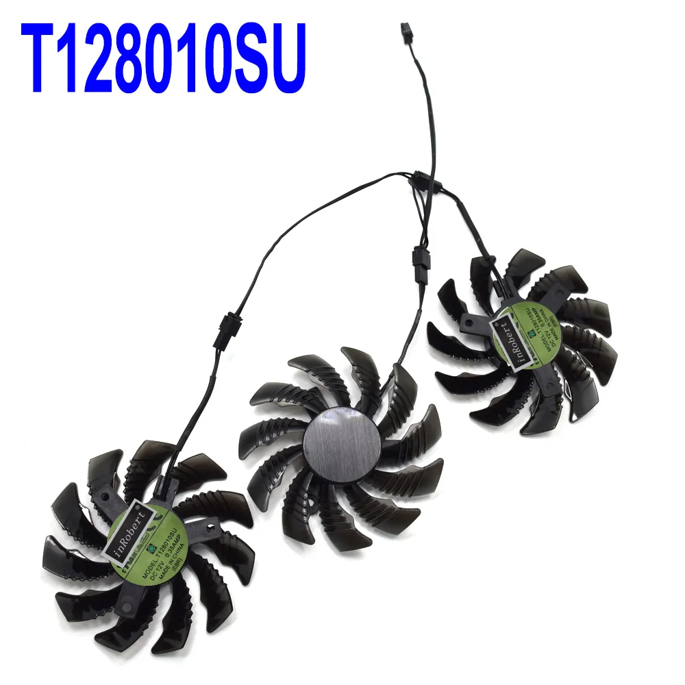 75 мм T128010SU PLD08010S12H 3Pin 0.35A кулер вентилятор Замена для Gigabyte 7970 GTX 970 GAMING G1 Видеокарта охлаждения - Цвет лезвия: T128010SU
