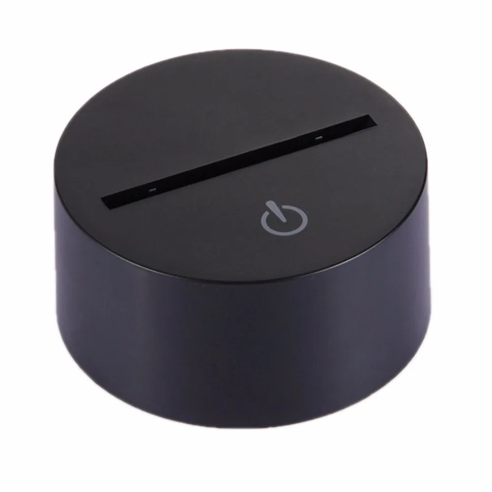 3D светодиодный ночник сенсорный выключатель настольная лампа стороны Уход за