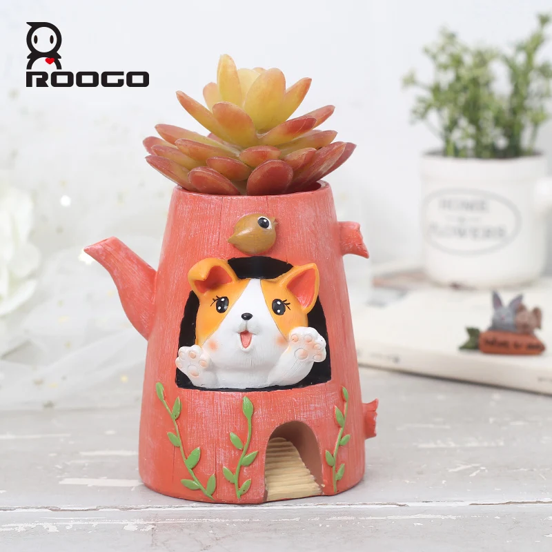 Roogo декоративный цветочный горшок кастрюли маленькие винтажные Красные книги