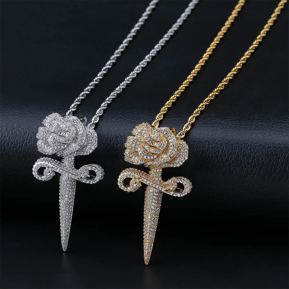 JINAO, новинка, ожерелье с подвеской ICED OUT, камни бесконечность, твердая задняя часть с теннисной цепью, хип-хоп ювелирные изделия, подарок