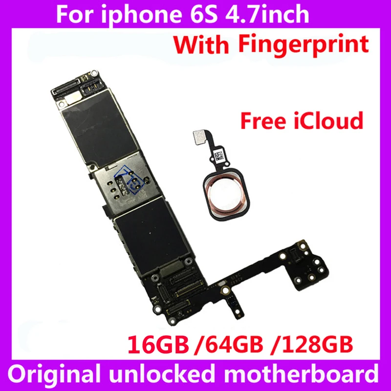 Оригинальная логическая плата IOS для iphone 6 S чистая iCloud разблокированная