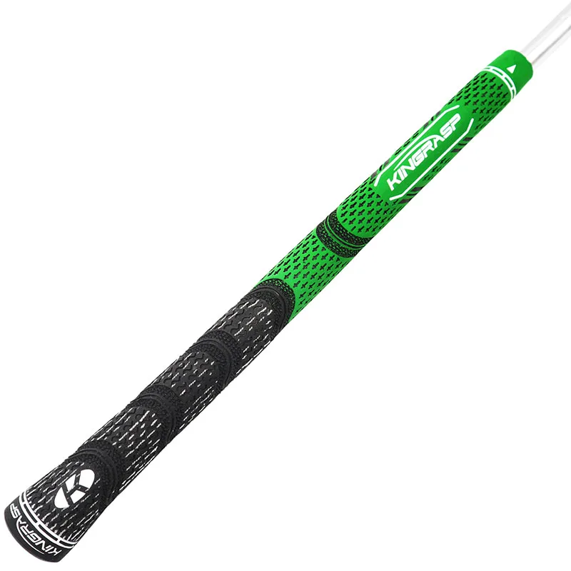 green-medsize Kingrasp golf Grip 9 шт./лот, клюшки для клюшек, Резиновые клюшки для гольфа, спортивные аксессуары, девять цветов на выбор. Подходит для мужчин и женщин - Цвет: green-medsize